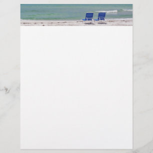 Stühle am Strand Letterhead
