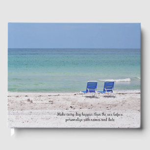 Stühle im Beach Guest Book Gästebuch