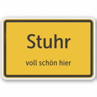 Stuhr Aufkleber Sticker Autoaufkleber