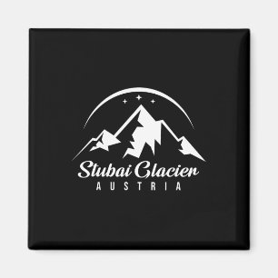 Stui Glacier Austria Ski Resort Skifahren Snowboar Magnet