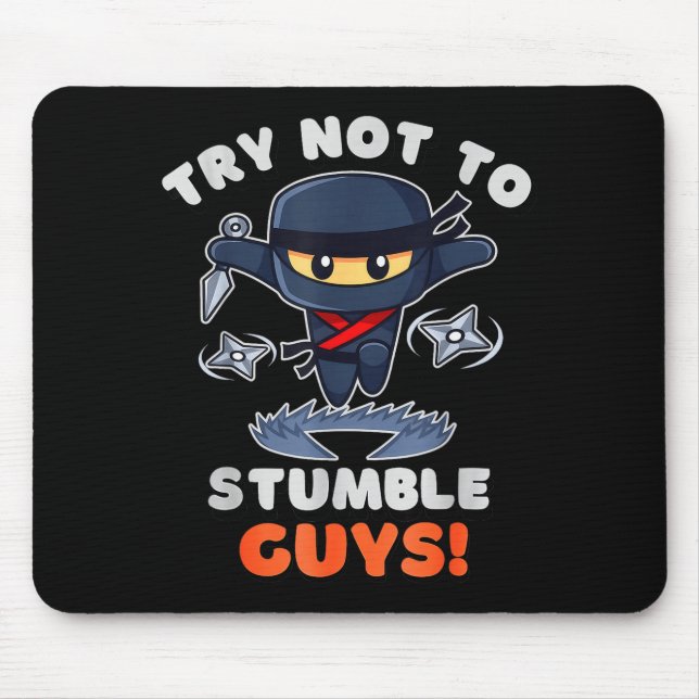 Stumble Guys Ninjas Games Stumble Guys Tee Kids  Mousepad (Vorne)