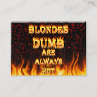 Stumme Blondinen sind immer heißes Feuer