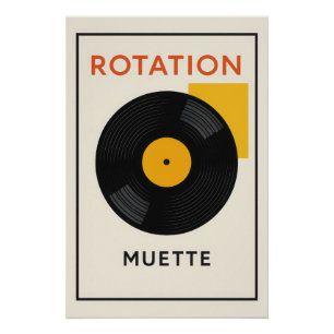 🔁 Stumme Drehung - Die Stille des Vinyls Poster