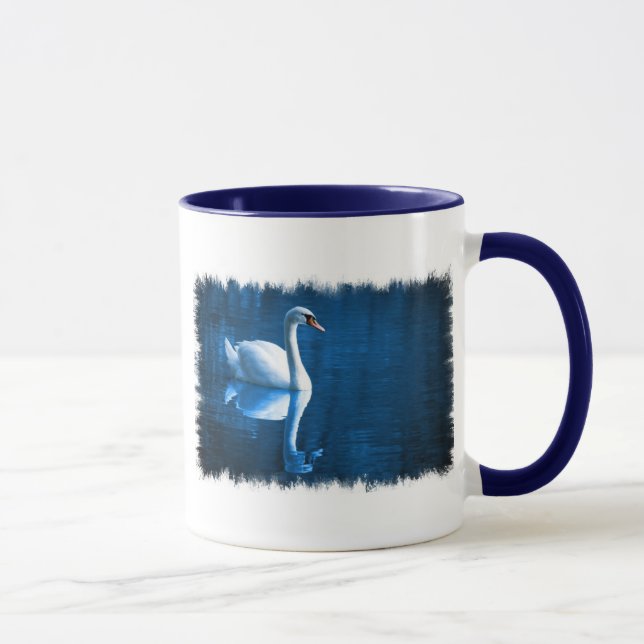 Stummer Schwan-Kaffee-Tasse Tasse (Rechts)