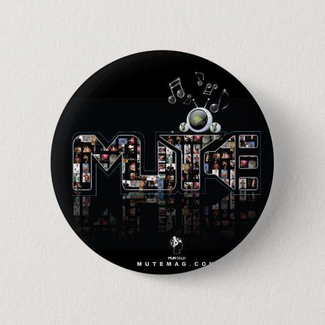 Stummes Medien LLC Button (Vorderseite)