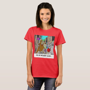 Stumped: Chainsaw Vs Tree lustiges Comic T-Shirt