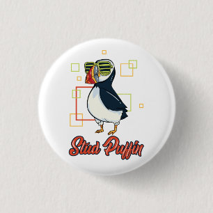 Stümperpuffseebird-Illustration Button