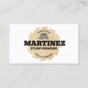 Stumpf   Baumservice und -entfernung Visitenkarte