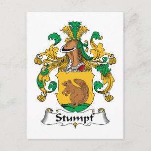 Stumpf-Familienwappen Postkarte