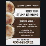 Stumpf Flyer<br><div class="desc">Stump Grinding Business Flyer. Beenden Sie den Hintergrund für das Wasserfarbdesign. Kühne Schriftart. Ändern Sie einfach den Text, um Ihre Bedürfnisse zu erfüllen.</div>