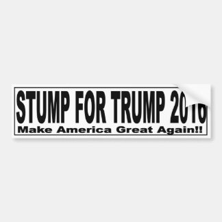 Stumpf für TrumpfAutoaufkleber 2016 Autoaufkleber