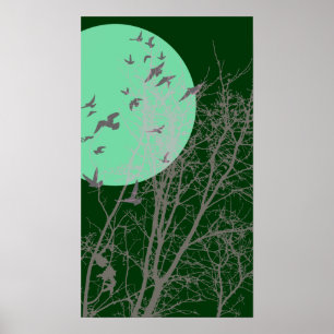 Stumpfvögel Poster
