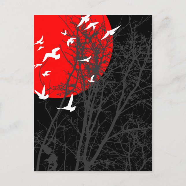 Stumpfvögel Postkarte (Vorderseite)