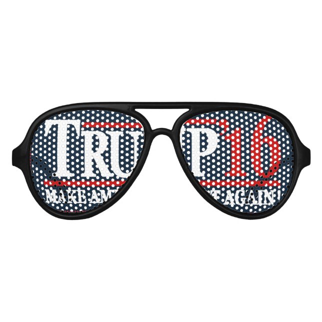 Stumping für Trump Sonnenbrille! Trump 2016 Sonnenbrille (Vorderseite)