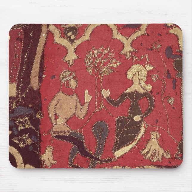 Stumpwork, das Tristan und Isolde darstellt Mousepad (Vorne)
