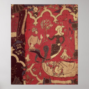 Stumpwork mit Tristan und Isolde Poster