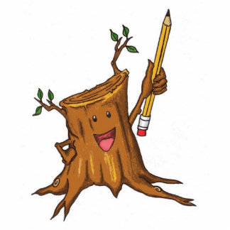 Stumpy Foto-Skulptur-Statue Freistehende Fotoskulptur