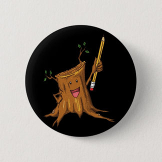 Stumpy Knopf-(Standard) Schwarzes Button