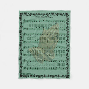 STUNDE PRAYER FLEECEDECKE