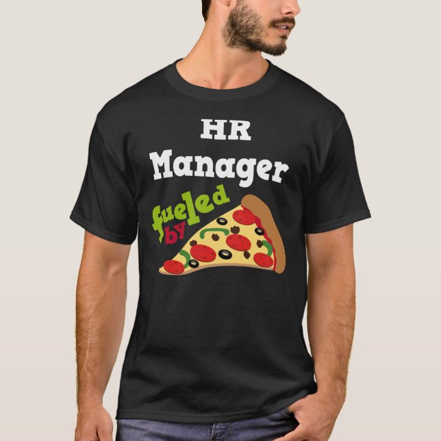 Stunden-Manager-(lustiges) Pizza-T-Shirt T-Shirt (Vorderseite)