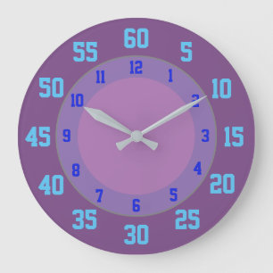 Stunden und Minuten Große Wanduhr