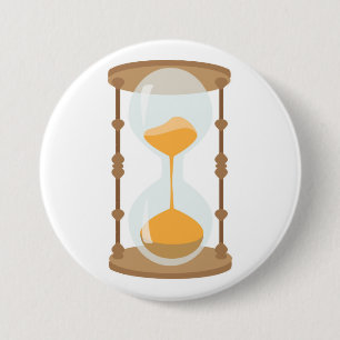 Stundenglas Button