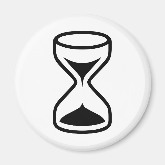 Stundenglas Magnet (Vorne)