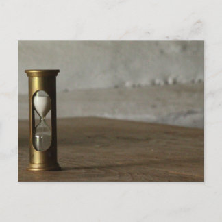 Stundenglas Postkarte