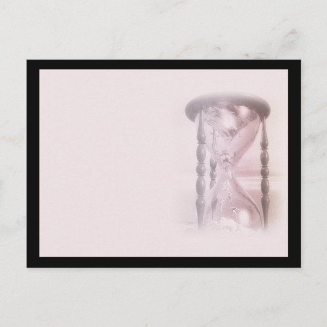 Stundenglas Postkarte (Vorderseite)