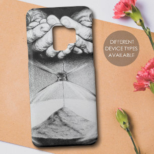 Stundenglashandschuhe Surreal zeichnend Dunkle Kun Case-Mate iPhone Hülle