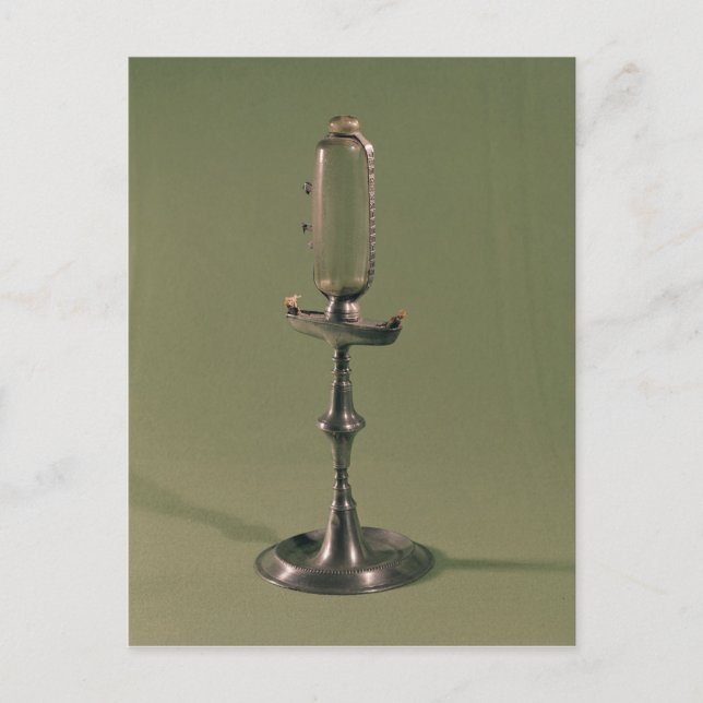 Stundenlampe, 1677 postkarte (Vorderseite)