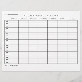 Stundenplaner Organisation Briefbogen