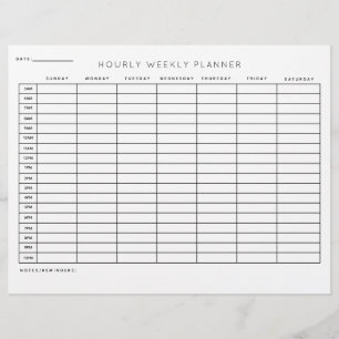 Stundenplaner Organisation Briefbogen