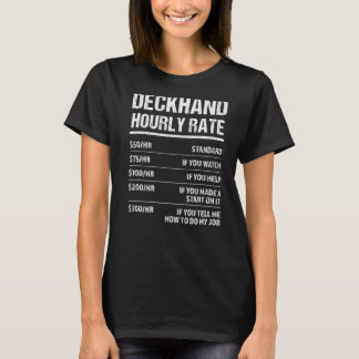 Stundensatz für Decks T-Shirt