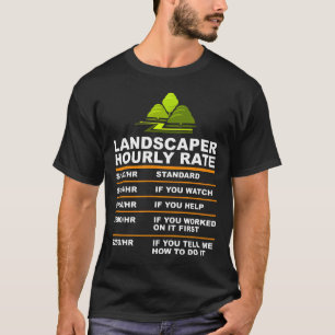 Stundensatz für Gärtner Gartenidee T-Shirt