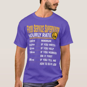 Stundensatz für Leiter des Lebensmitteldienstes Le T-Shirt