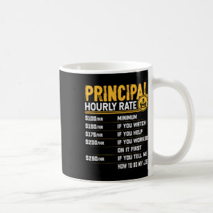 Stundensatz für Schulleiter - Lustiger Schulleiter Kaffeetasse