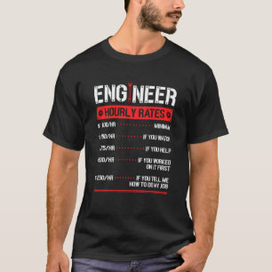 Stundensatz Ingenieur Ingenieurwesen Mechanik 1 T-Shirt
