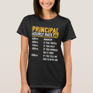 Stundensatz Schulleiter - Lustiger Schulleiter Leh T-Shirt