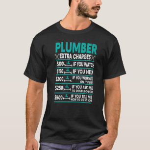 Stundentarife für Klempner T-Shirt