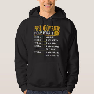 Stündlicher Rohrleitungstarif Funny Plumber Hoodie