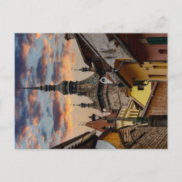 Stundturm von Schäßburg Postkarte