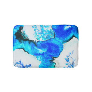 Stunning Alcohol Ink Painting Badematte