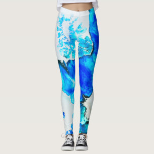 Stunning Alcohol Ink Painting Leggings
