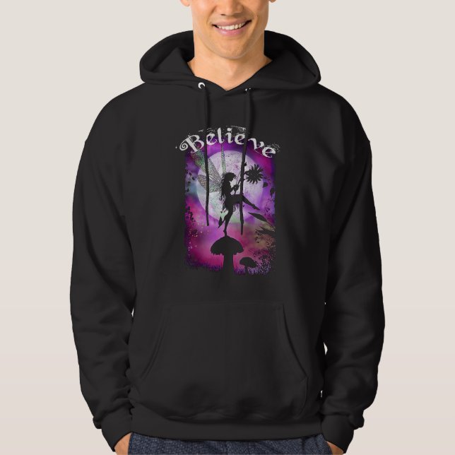 Stunning Fairy Unicorn For Fantasy Magical Hoodie (Vorderseite)