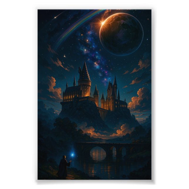 Stunning Fantasy Images of Magical Castles Fotodruck (Vorne)