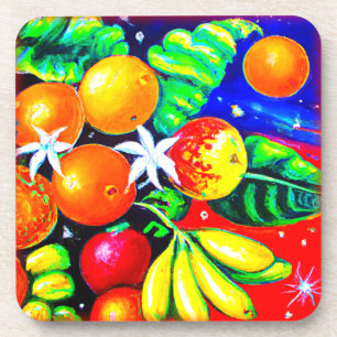 Stunning Fruits Starry Sky. Buy Now Getränkeuntersetzer