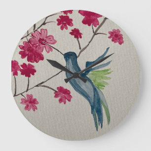 stunning hummingbird clock große wanduhr