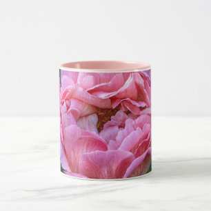 Stunning Peony: Elegant Canadian Floral Art Tasse