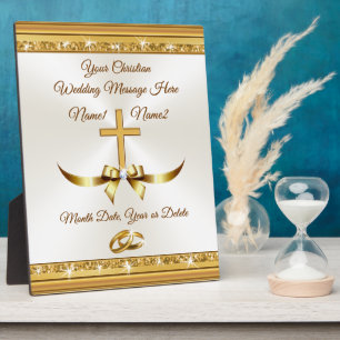 Stunning Personalized Christian Wedding Gift Ideas Fotoplatte